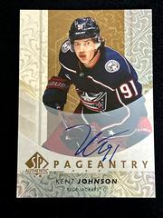Kent Johnson [Autograph] #P-75 Hockey Cards 2022 SP Authentic Pageantry Prices