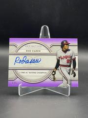 Rod Carew [Purple] #LAC-RC Baseball Cards 2022 Topps Definitive Legendary Autograph Collection Prices