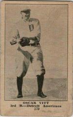 Oscar Vitt #179 Baseball Cards 1917 Boston Store Prices