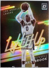 Russell Westbrook [Holo] Basketball Cards 2021 Panini Donruss Optic Light It Up Prices