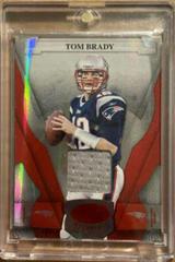 Tom Brady [Mirror Red Material] #82 Football Cards 2008 Leaf Certified Materials Prices