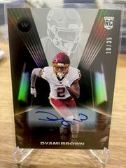 Dyami Brown [Autograph Silver] #128 Football Cards 2021 Panini Black Prices