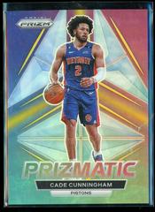 Cade Cunningham [Gold] #8 Basketball Cards 2022 Panini Prizm Prizmatic Prices