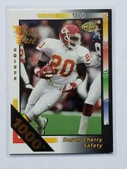 Deron Cherry [1000 Stripe] #83 Football Cards 1992 Wild Card Prices