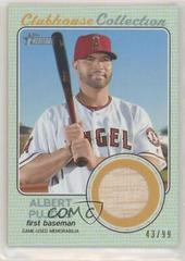 Albert Pujols [Gold] Baseball Cards 2017 Topps Heritage Clubhouse Collection Relics Prices