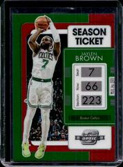 Jaylen Brown [Red] Basketball Cards 2021 Panini Contenders Optic Prices