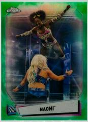 Naomi [Green Refractor] Wrestling Cards 2021 Topps Chrome WWE Image Variations Prices