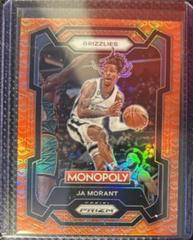Ja Morant [Orange] Basketball Cards 2023 Panini Prizm Monopoly Prices
