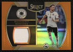 Benedikt Howedes [Orange] #M-BH Soccer Cards 2016 Panini Select Memorabilia Prices