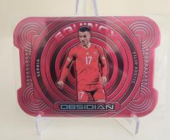 Filip Kostic [Red Flood] Soccer Cards 2022 Panini Obsidian Equinox Prices