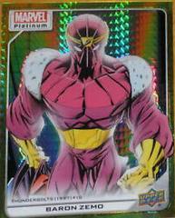 Baron Zemo [Yellow Spotlight] #154 Marvel 2023 Upper Deck Platinum Prices