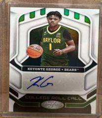 Keyonte George #CRC-KGE Basketball Cards 2022 Panini Chronicles Draft Picks Certified College Roll Call Autographs Prices