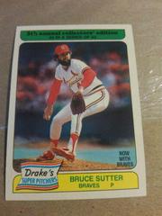 Bruce Sutter #44 Baseball Cards 1985 Drake's Prices