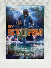 Quentin Johnston [Spectrum Orange] #BST-10 Football Cards 2023 Panini Absolute By Storm Prices