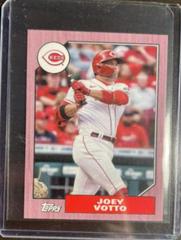 Joey Votto [Pink] #78B-8 Baseball Cards 2022 Topps Mini 1987 Prices