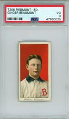Ginger Beaumont #NNO Baseball Cards 1909 T206 Piedmont 150 Prices