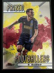Daniel Gazdag [Red Red] Soccer Cards 2023 Finest MLS Prized Footballers Fusion Prices