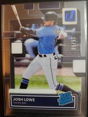 Josh Lowe [Blue] #65 Baseball Cards 2022 Panini Chronicles Clearly Donruss Prices