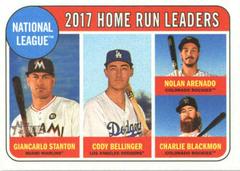 Charlie Blackmon, Cody Bellinger, Giancarlo Stanton, Nolan Arenado #6 Baseball Cards 2018 Topps Heritage Prices