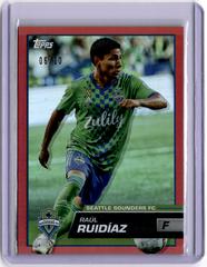 Raul Ruidiaz [Red] #186 Soccer Cards 2023 Topps MLS Prices