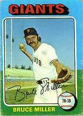 Bruce Miller #606 Baseball Cards 1975 Topps Prices