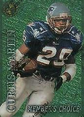 Curtis Martin #50 Football Cards 1996 Stadium Club Members Only 50 Prices