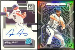 Aaron Ashby [Carolina Blue] Baseball Cards 2022 Panini Donruss Optic Rated Rookie Signatures Prices