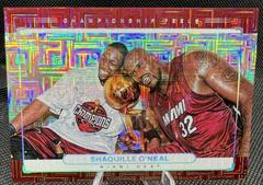 Shaquille O'Neal [Maze] #9 Basketball Cards 2022 Panini Photogenic Championship Feels Prices