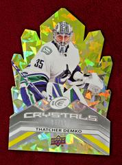 Thatcher Demko [Yellow] #IC-27 Hockey Cards 2021 Upper Deck Ice Crystals Prices