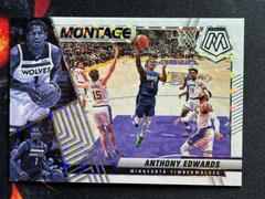 Anthony Edwards [White] Basketball Cards 2021 Panini Mosaic Montage Prices