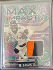 Courtland Sutton [Psychedelic] Football Cards 2022 Panini Spectra Max Impact Prices