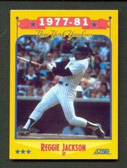 Reggie Jackson #502 Baseball Cards 1988 Score Glossy Prices
