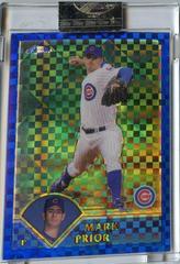 Mark Prior [Xfractor] Baseball Cards 2003 Topps Chrome Prices