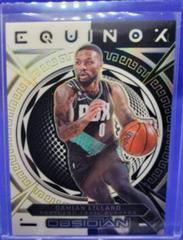 Damian Lillard [Yellow] #2 Basketball Cards 2022 Panini Obsidian Equinox Prices