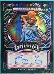 Kevin Garnett [Red] Basketball Cards 2021 Panini Obsidian Galaxy Autographs Prices
