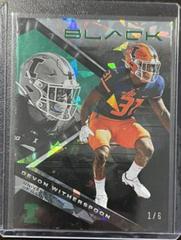 Devon Witherspoon [Cracked Ice] #12 Football Cards 2023 Panini Chronicles Draft Picks Black Prices
