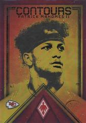 Patrick Mahomes II [Red] #CT-1 Football Cards 2022 Panini Phoenix Contours Prices