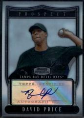 David Price [Autograph] #DPP Baseball Cards 2007 Bowman Sterling Prospects Prices