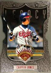 Chipper Jones [Die Cut] #189 Baseball Cards 1997 Leaf Fractal Matrix Prices