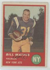 Bill Mathis #12 Football Cards 1963 Fleer Prices