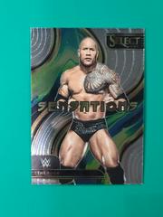 The Rock #6 Wrestling Cards 2023 Panini Select WWE Sensations Prices