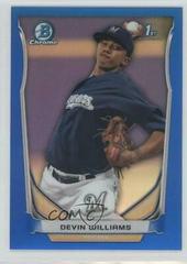 Devin Williams [Refractor] Baseball Cards 2014 Bowman Chrome Prospects Prices