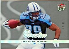 Chris Brown [Platinum Medallion] Football Cards 2006 Ultra Prices