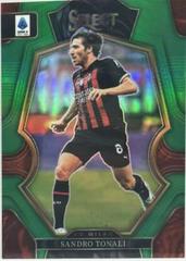 Sandro Tonali [Green] #107 Soccer Cards 2022 Panini Select Serie A Prices