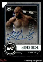 Maurice Greene Ufc Cards 2019 Topps UFC Museum Collection Autographs Prices