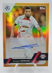 Benjamin Henrichs [Orange] #A-BH Soccer Cards 2022 Topps UEFA Club Competitions Autographs Prices