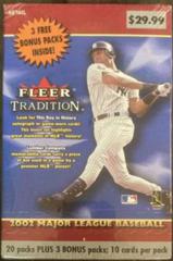 Blaster Box Baseball Cards 2002 Fleer Tradition Prices
