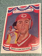 Dave Concepcion [Diamond Kings Steel] #2 Baseball Cards 1984 Donruss Prices