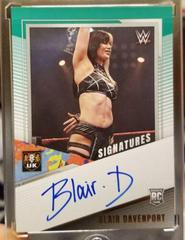 Blair Davenport [Green] #NS-BDV Wrestling Cards 2022 Panini NXT WWE Signatures Prices