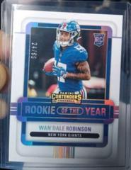 Wan'Dale Robinson [Silver] #ROY-WDR Football Cards 2022 Panini Contenders Rookie of the Year Prices